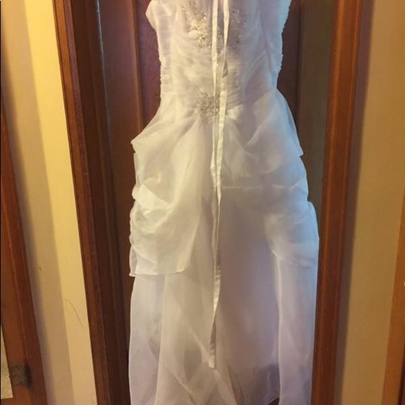 organza Wedding dress size 8 - Picture 4 of 5